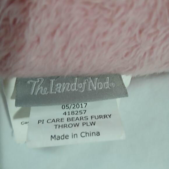 Care Bears American Greetings 2017 Cheer Bear Pillow Land Of Nod Pink Square - Picture 5 of 14